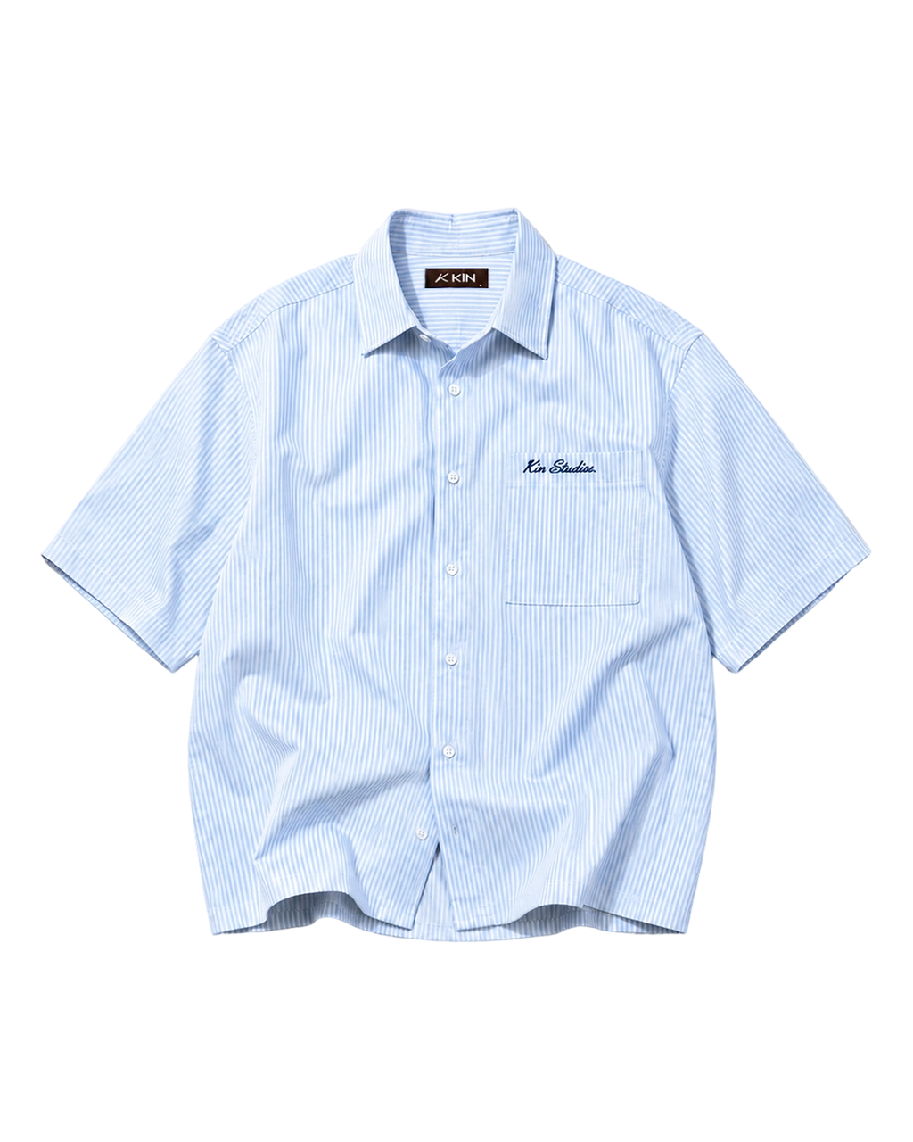 Light Blue Striped Shirt
