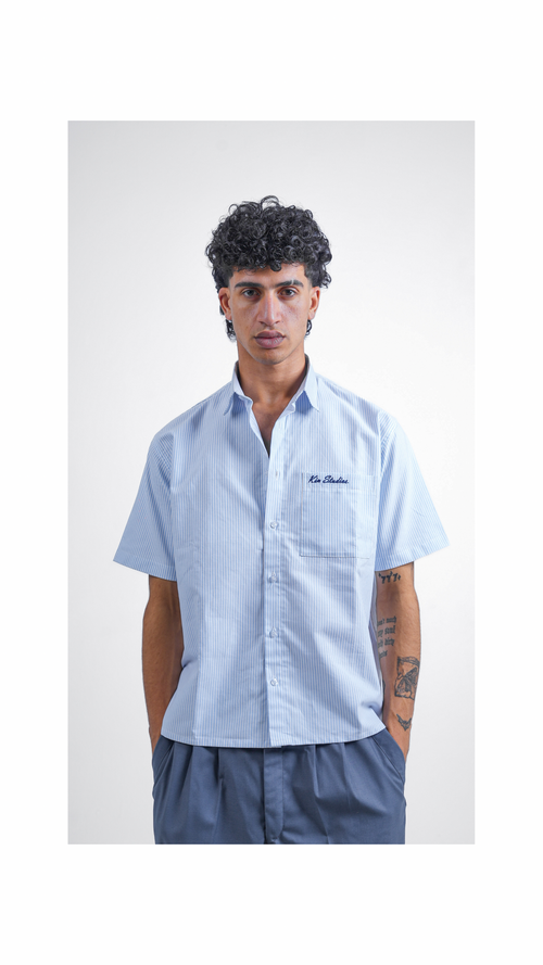Light Blue Striped Shirt