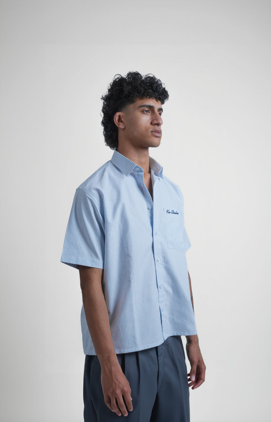 Light Blue Striped Shirt