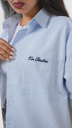 Light Blue Striped Shirt